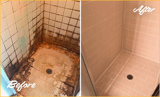 Before and After Picture of a North Tustin SSealed to Fix and Prevent Water Damage