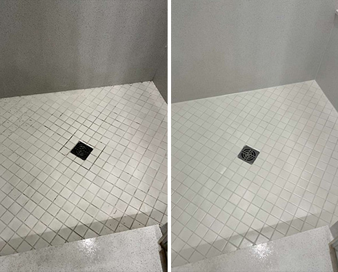 Shower Restored by Our Tile and Grout Cleaners in Tustin, CA