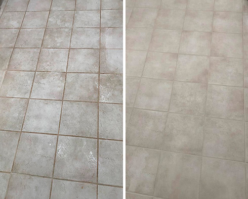 Floor Restored by Our Tile and Grout Cleaners in Irvine, CA