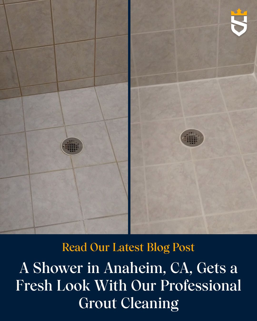 A Shower in Anaheim, CA, Gets a Fresh Look With Our Professional Grout Cleaning