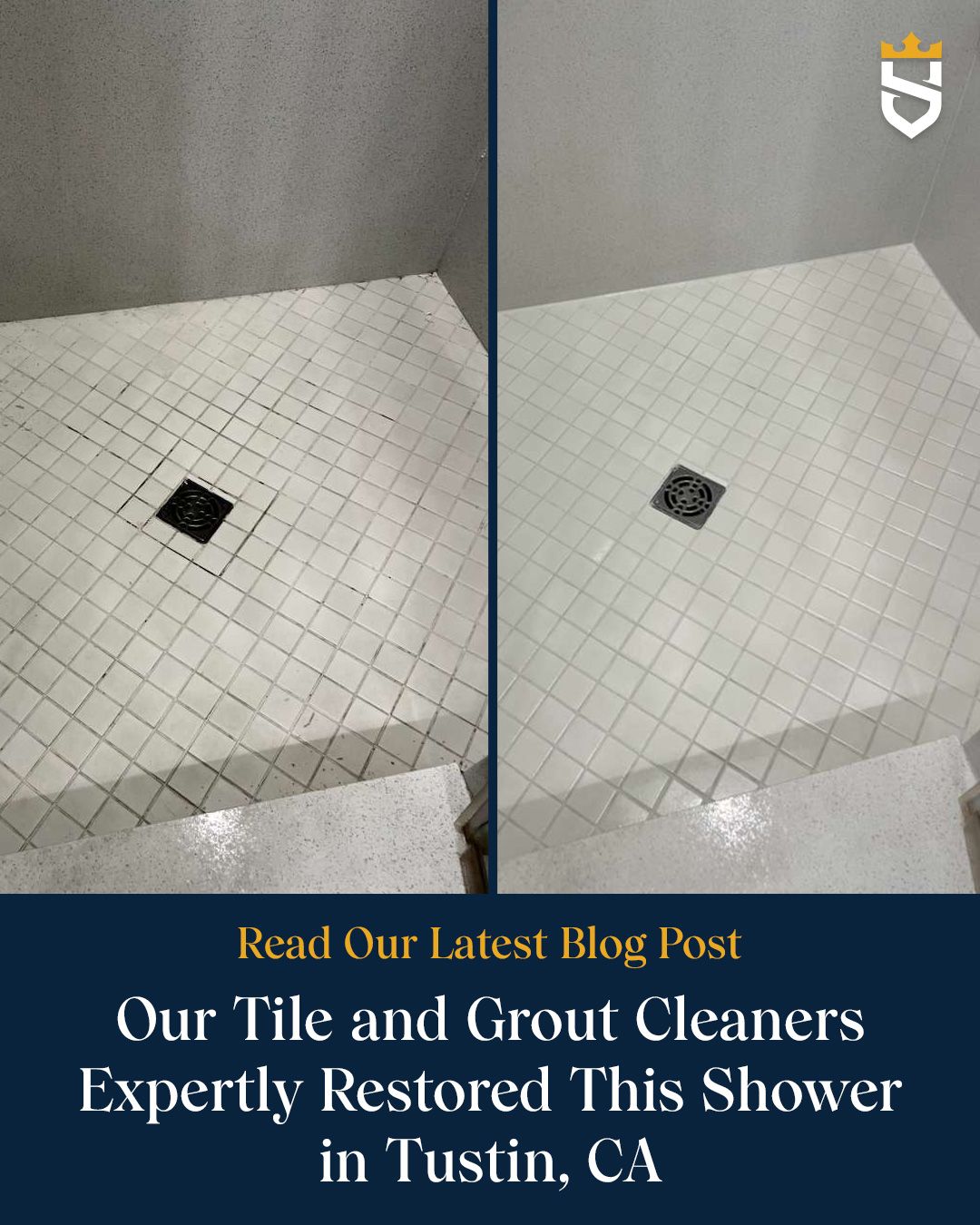 Our Tile and Grout Cleaners Expertly Restored This Shower in Tustin, CA